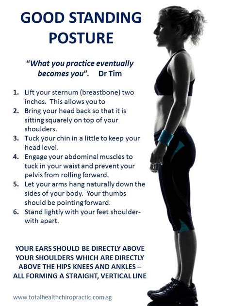 Standing Posture Good Posture Chiropractic