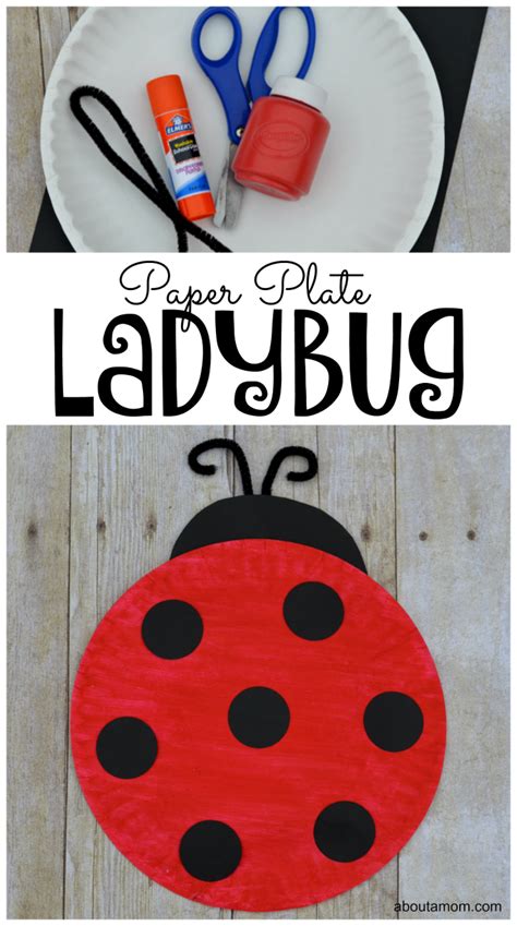 Paper Plate Ladybug Craft For Kids About A Mom