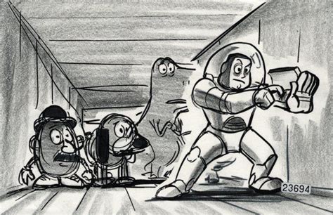 Toy Story Storyboard Pixar Concept Art Disney Concept Art Disney