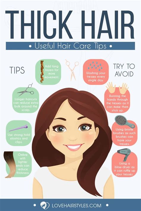 Fun And Fancy Hairstyles For Thick Hair Infographic ️ Want To Explore