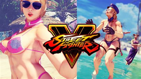 Street Fighter V Menat Vs Lucia Bikini Police Swap Mod Lethal Force Lucia By Brutalace Youtube