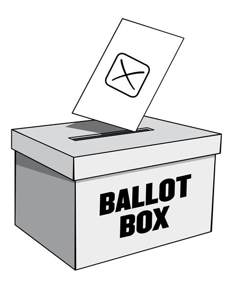 Voting Ballot Box Clipart Png Png Mart