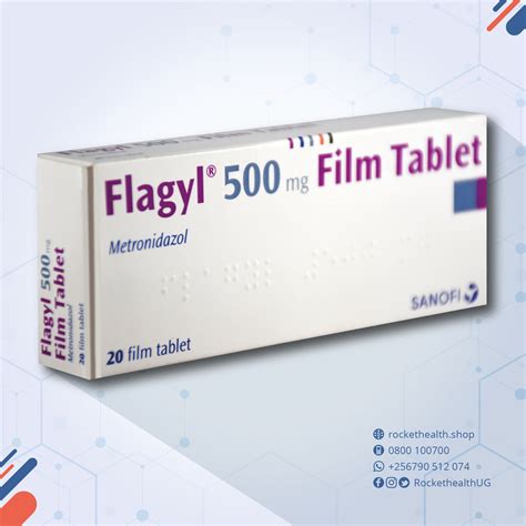 Metronidazole 500mg Flagyl Tablet 10s Rocket Health