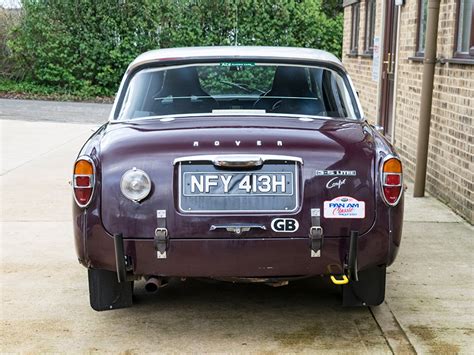 1970 Rover P5b Coupe Classic Endurance Rally Car Rear Rps Rally