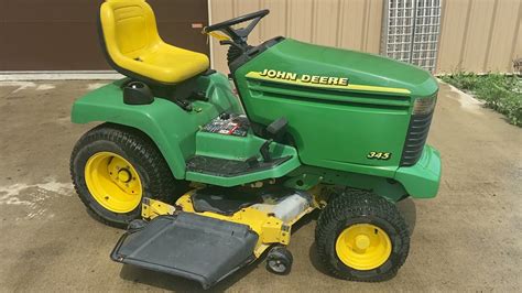 Sold John Deere 345 48″ Garden Tractor Youtube