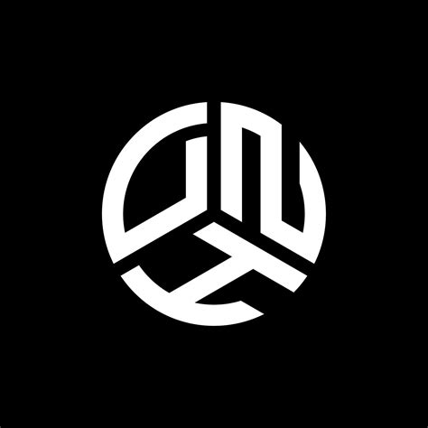 Dnh Letter Logo Design On White Background Dnh Creative Initials