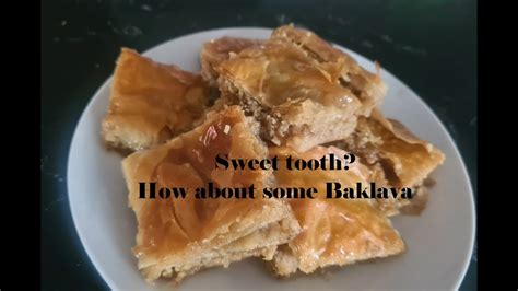 Egyptian Baklava Recipe And Homemade Syrup Youtube