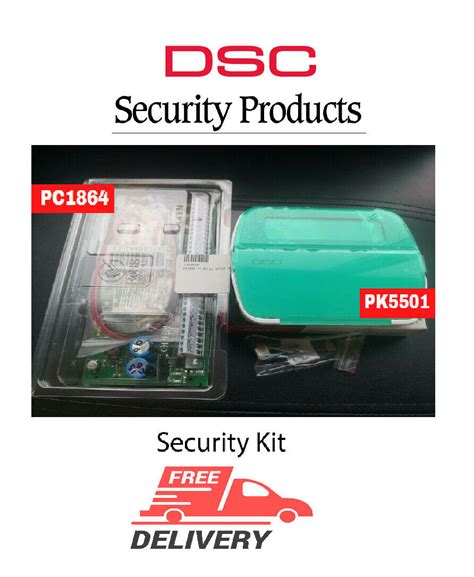 Dsc Security Systems Pc1864 Pk5501 Kit Alarm Panel Keypad High