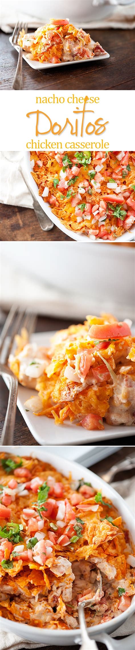 Set on top of a baking sheet to prevent spills in your oven. Dorito Casserole - a cheesy casserole the family goes ...