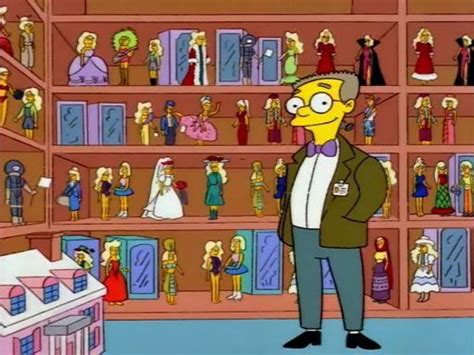 Smithers And His Malibu Stacy Collection Simpsons Cartoon Simpsons