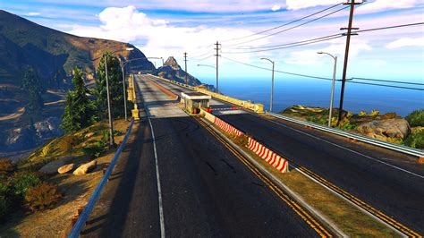 Police Checkpoint Freeway Paleto Bay Bridge Fivem Sp Menyoo