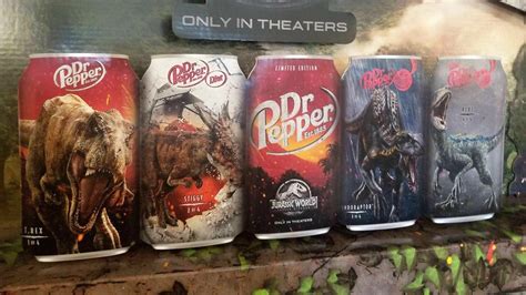 Dr Pepper Unveils Jurassic World Fallen Kingdom Collectible Cans