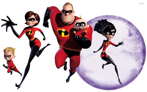 elastigirl the incredibles violet parr jack jack parr