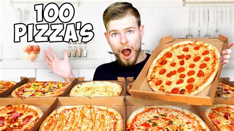 I Tried 100 Pizzas Heres What Tastes Best Youtube