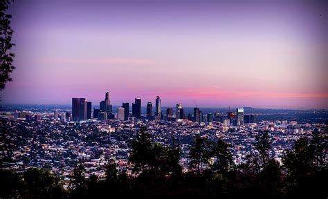 Los Angeles Skyline At Dusk Photograph By Gene Parks Pixels