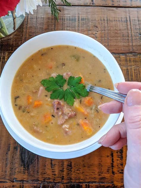 Bring to a boil, then remove from the heat and let sit for one hour. Hearty Ham and White Bean Soup | Recipe | White bean soup ...