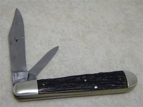 Keen kutter pocket knives (schiffer book for collectors). Vintage E.C. Simmons Keen Kutter St. Louis MO Genuine Stag ...