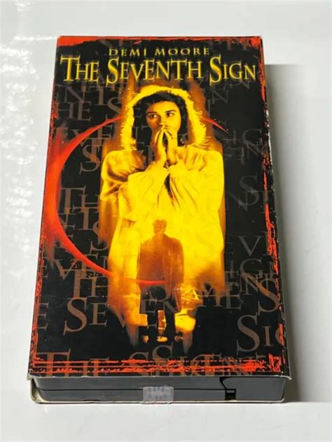 The Seventh Sign Vhs Demi Moore Michael Biehn Free Shipping