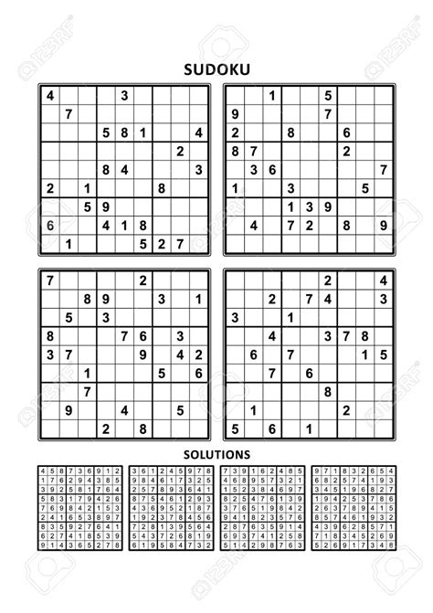 These Printable Sudoku Puzzles Range From Easy To Hard Sudoku Printable
