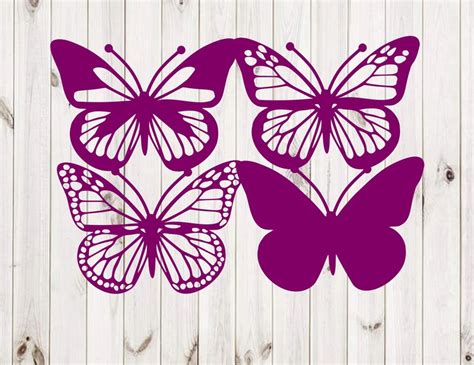 Svg Png Monarch Butterfly Butterfly Cut File For Cricut And Etsy