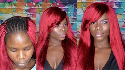 Single braids are easy to acquire and will result in a flabbergasting overall look. HOW TO: STRAIGHT CROCHET BRAIDS WITH SIDE BANGS | COLOR BG ...