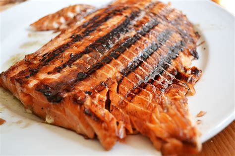 Grilled Salmon With Brown Sugar And Soy Sauce Soupbelly