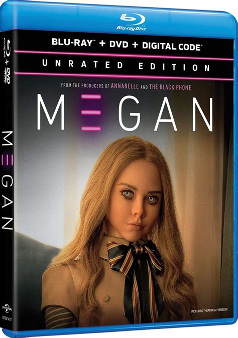 M3gan Blu Ray Release Unrated Cut Horror Amino