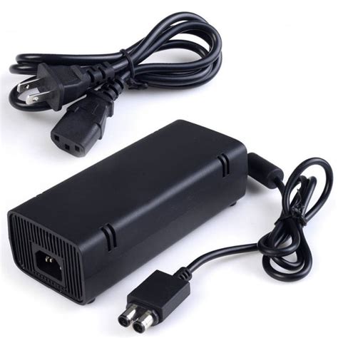 Genuine Microsoft Ac Adapter Power Supply For Xbox 360 Slim 100 127v