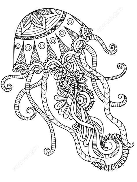 Dibujos De Medusa Zentangle Para Colorear Para Colorear Pintar E