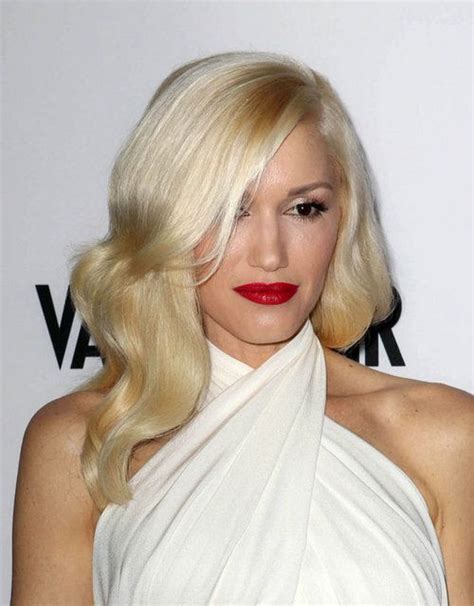 Gwen Stefani Natural Hair Color Gwen Stefani S Newest Hair Style Bangs TODAY Com The