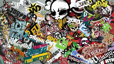 Skate Stickers Wallpapers Wallpaper Cave