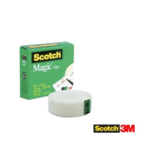 3m Scotch 810 Invisible Matte Adhesive Magic Tape 19mm X 329m Lazada