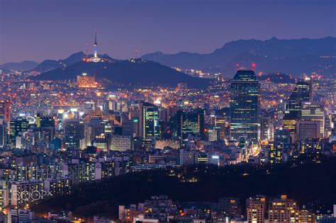 Seoul At Night South Korea City Skyline South Korea Photography