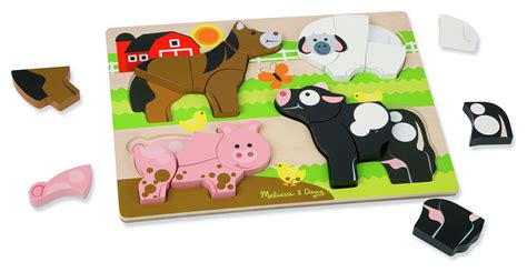Melissa And Doug Chunky Wooden Animals Jigsaw Reviews