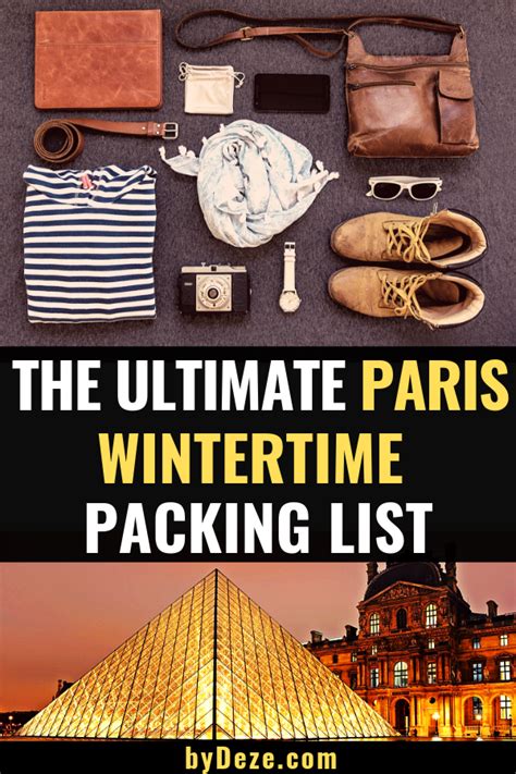 The Ultimate Paris Packing List For When Its Cold Bydeze Packing