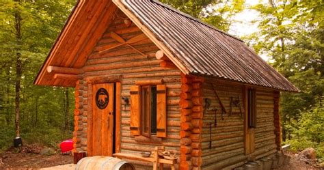 off grid log cabin timelapse built by one man in canadian wilderness viral zone 24