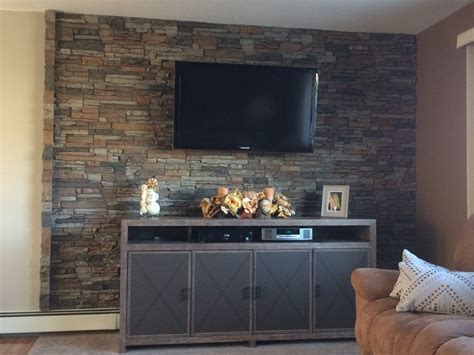 Lovely Living Room Accent Wall Creative Faux Panels