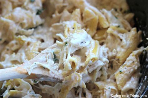 Crock Pot Chicken Alfredo Casserole And Video Easy With Jar Sauce