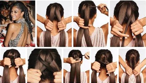 11 sleek pony getty images How to make easy and stylish hair style step by step DIY ...