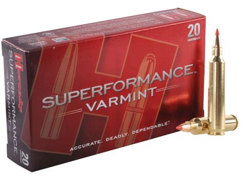 500 Rounds Of Hornady Superformance Varmint Ammunition 204 Ruger 40