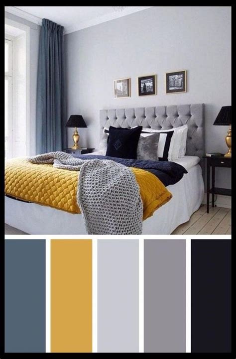 Modern Trendy Bedroom Color Schemes Comei Bergaya