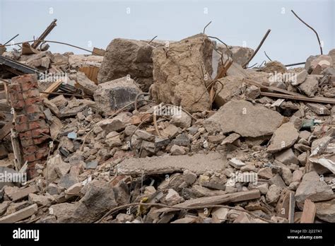 Remains Of A Demolished Building In Oxford Stock Photo Alamy
