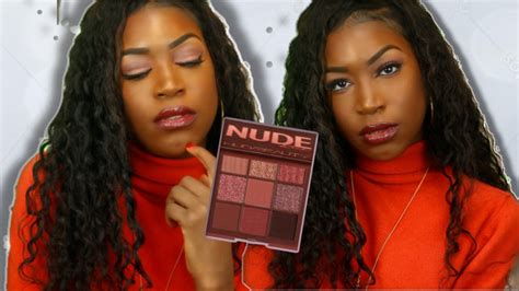 FALL MAKEUP LOOK Ft HUDA BEAUTY NUDE RICH PALETTE YouTube