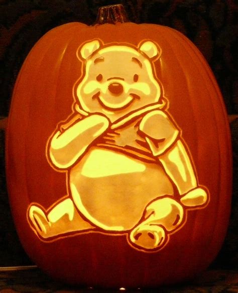 Here Is Winnie The Pooh From A Pattern That I Carved