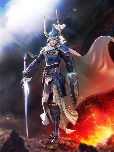 Warrior Of Light Promo Art Dissidia Final Fantasy Nt Art Gallery