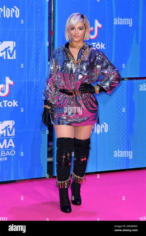 Bebe Rexha Attending The Mtv Europe Music Awards 2018 Held At The