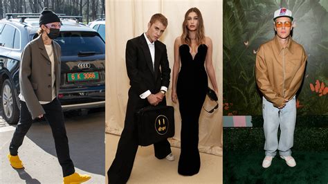 justin bieber s 17 best outfits of the year vogue