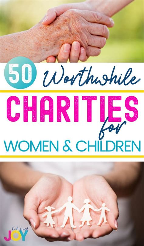 Are You Looking For Charities For Women And Children To Support This