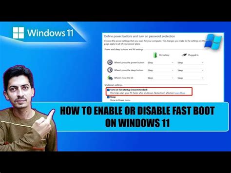 How To Enable Or Disable Fast Boot On Windows 11 Fast Boot Disable