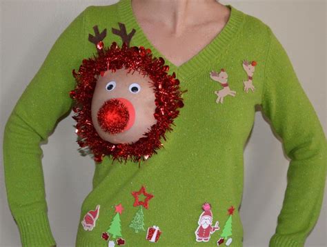 The Perfect Ugly Christmas Sweater For Breastfeeding Moms Huffpost Life